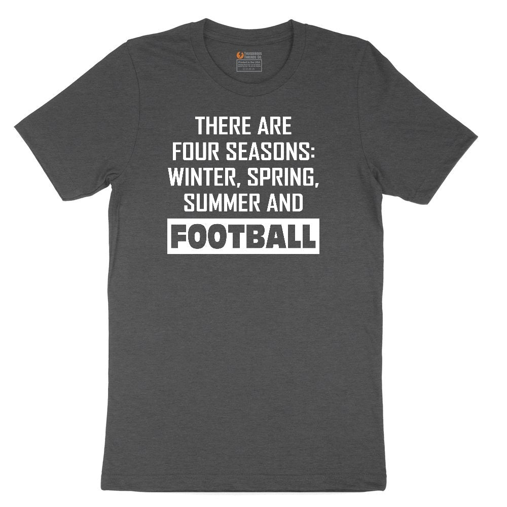 There's Four Seasons Toddler Short Sleeve Tee - Dark Heather Grey