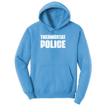 Thermostat Police Ladies Hoodie - Aquatic Blue