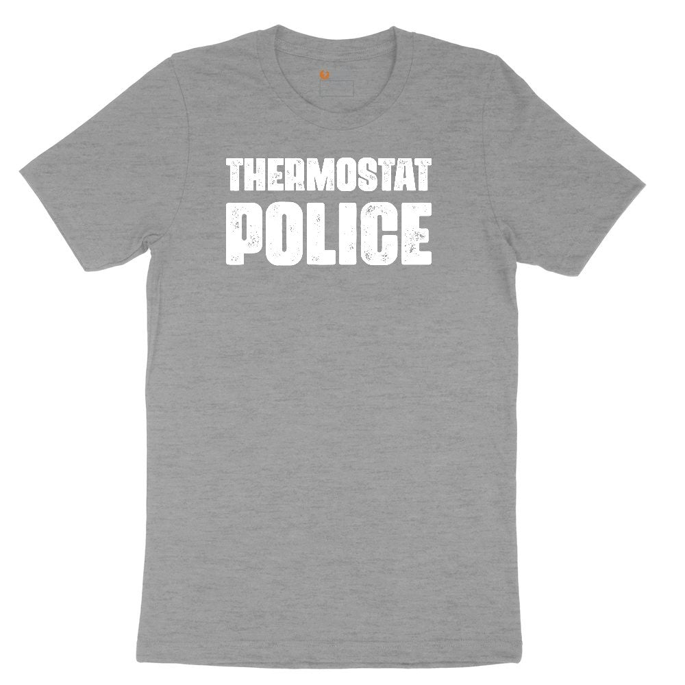 Thermostat Police Ladies Short Sleeve Tee - Granite Heather