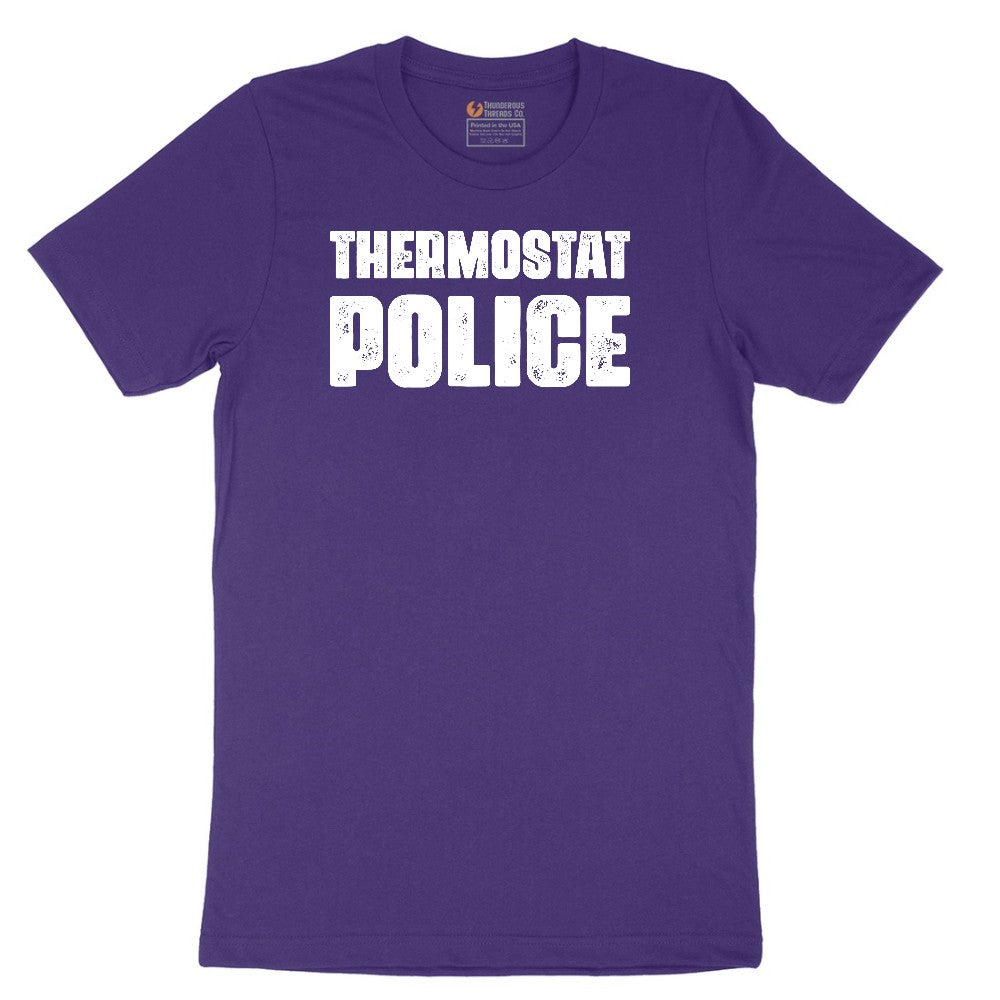 Thermostat Police Short Sleeve Tee - Team Purple