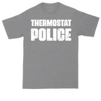 Thermostat Police tall t-shirt for men in Athletic Heather