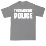 Thermostat Police tall t-shirt for men in Athletic Heather