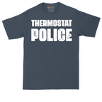 Thermostat Police tall t-shirt for men in Heather Navy