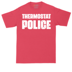 Thermostat Police tall t-shirt for men in Heather Red