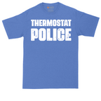 Thermostat Police tall t-shirt for men in Heather Royal