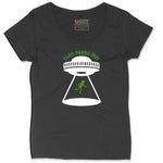 They Picked Me Ladies Curvy Tee - Black