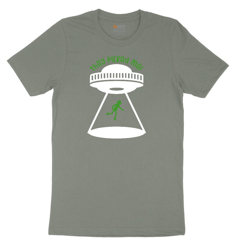 They Picked Me Ladies Short Sleeve Tee - Bamboo Blackout