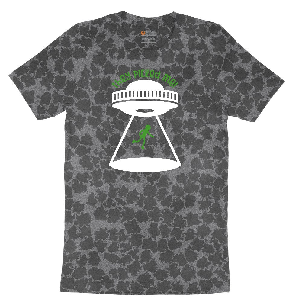 They Picked Me Ladies Short Sleeve Tee - Black Leopard