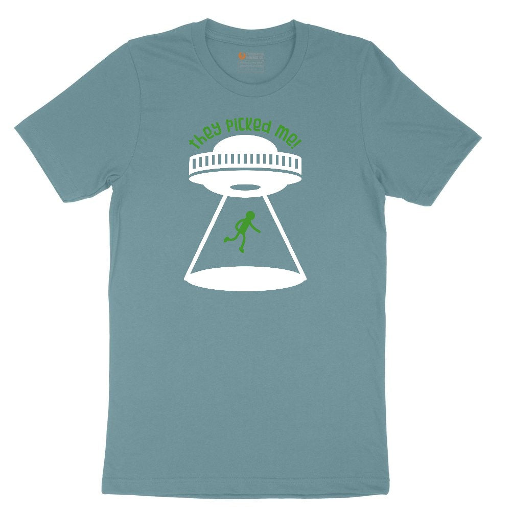 They Picked Me Ladies Short Sleeve Tee - Surf Blackout