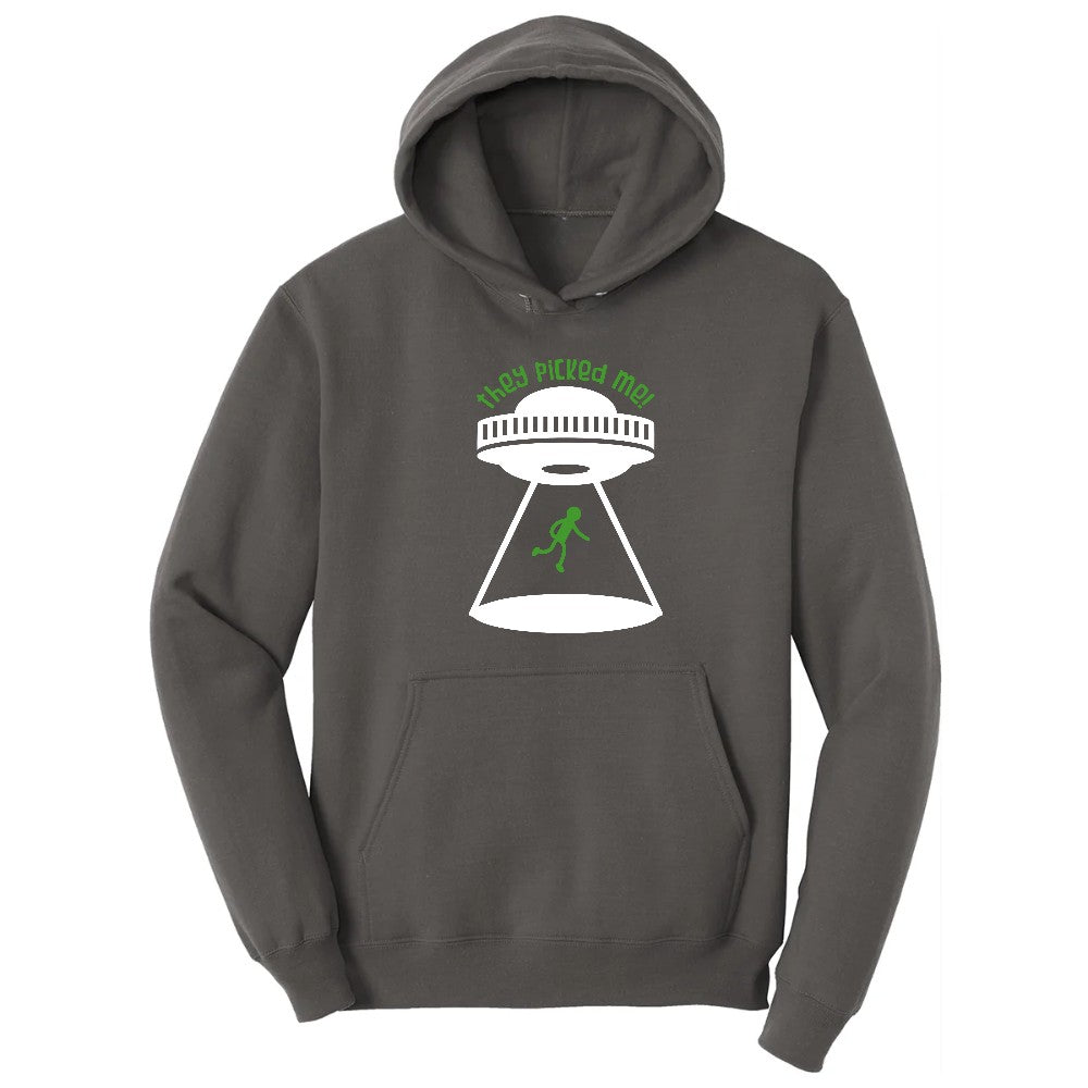 They Picked Me Hoodie - Charcoal