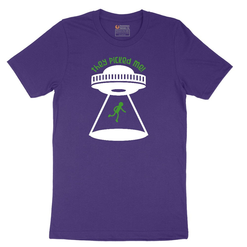 They Picked Me Short Sleeve Tee - Team Purple
