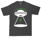 They Picked Me tall t-shirt for men in Dark Heather Grey
