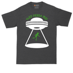 They Picked Me tall t-shirt for men in Dark Heather Grey