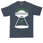 They Picked Me tall t-shirt for men in Heather Navy