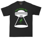They Picked Me tall t-shirt for men in Jet Black