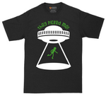 They Picked Me tall t-shirt for men in Jet Black