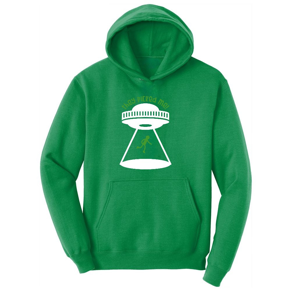They Picked Me Youth Hoodie - Kelly Green