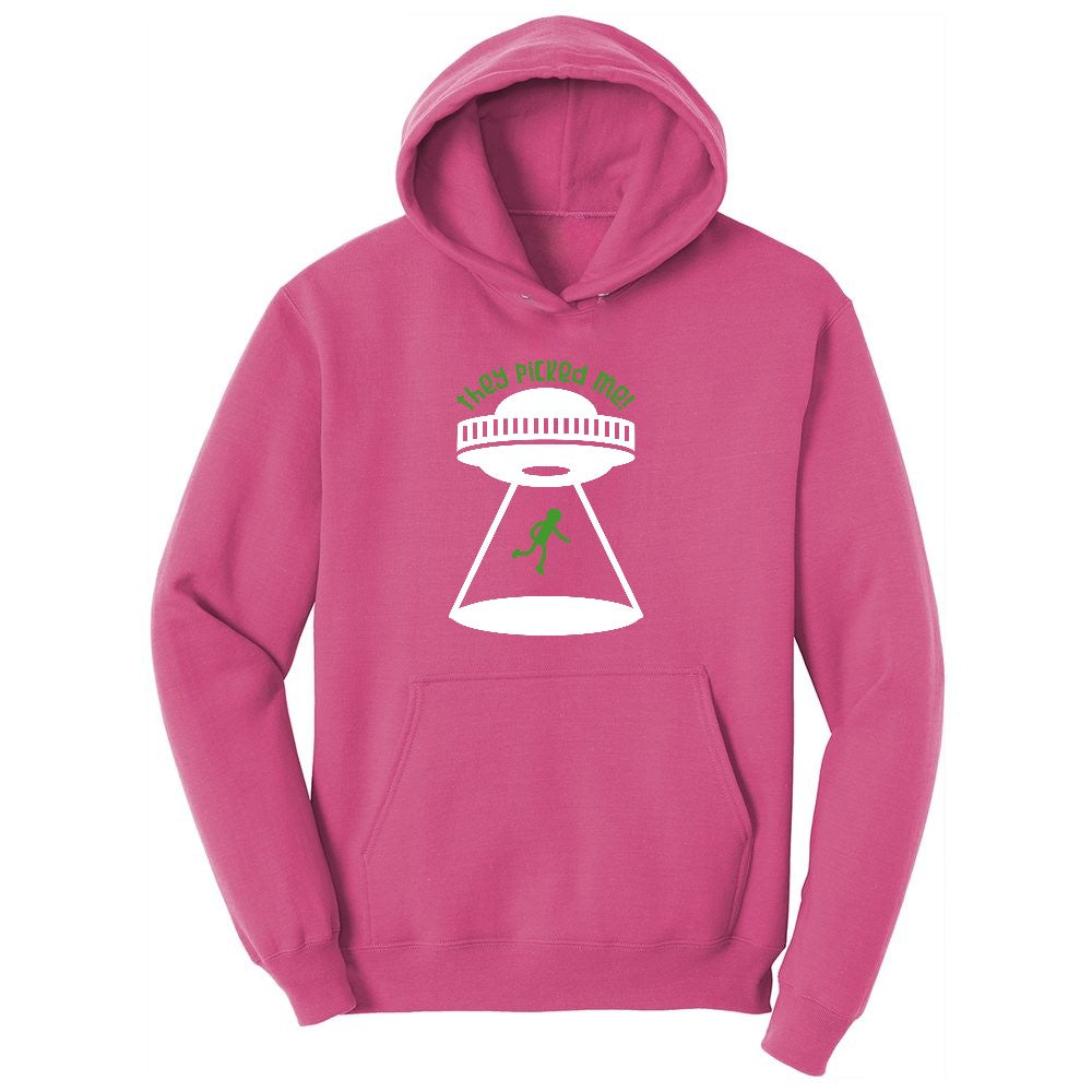 They Picked Me Youth Hoodie - Sangria
