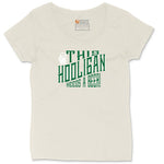 This Hooligan Needs a Beer Ladies Curvy Tee - Natural Heather