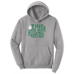This Hooligan Needs a Beer Ladies Hoodie - Athletic Heather