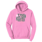 This Hooligan Needs a Beer Ladies Hoodie - Candy Pink