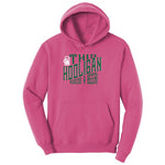 This Hooligan Needs a Beer Ladies Hoodie - Sangria