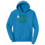 This Hooligan Needs a Beer Ladies Hoodie - Sapphire