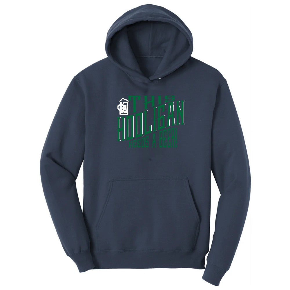 This Hooligan Needs a Beer Hoodie - Navy