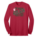 This Hooligan Needs a Beer Long Sleeve Tee - Red