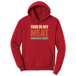 This is My Meat Smoking Shirt Hoodie - Red