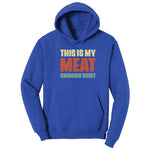 This is My Meat Smoking Shirt Hoodie - True Royal