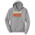 This is My Meat Smoking Shirt Toddler Hoodie - Athletic Heather