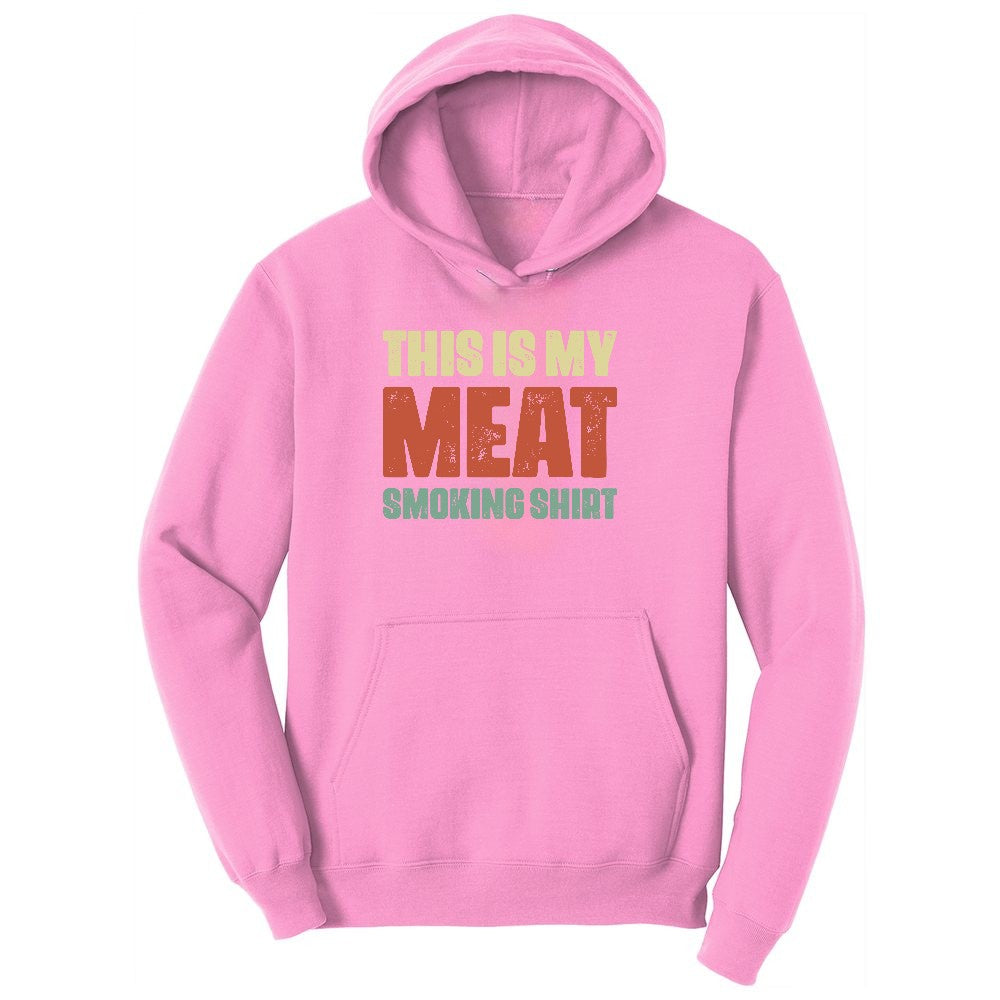 This is My Meat Smoking Shirt Toddler Hoodie - Candy Pink