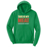 This is My Meat Smoking Shirt Youth Hoodie - Kelly Green