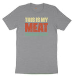 This is My Meat Smoking Shirt Youth Short Sleeve Tee - Athletic Heather