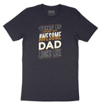 This is What an Awesome Dad Looks Like Short Sleeve Tee - Deep Navy