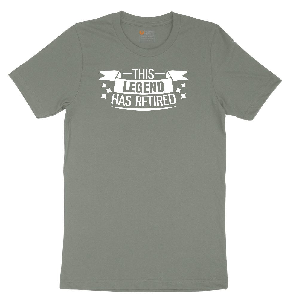 This Legend Has Retired Ladies Short Sleeve Tee - Bamboo Blackout