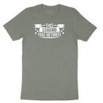 This Legend Has Retired Ladies Short Sleeve Tee - Bamboo Blackout