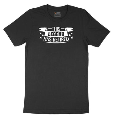 This Legend Has Retired Ladies Short Sleeve Tee - Black