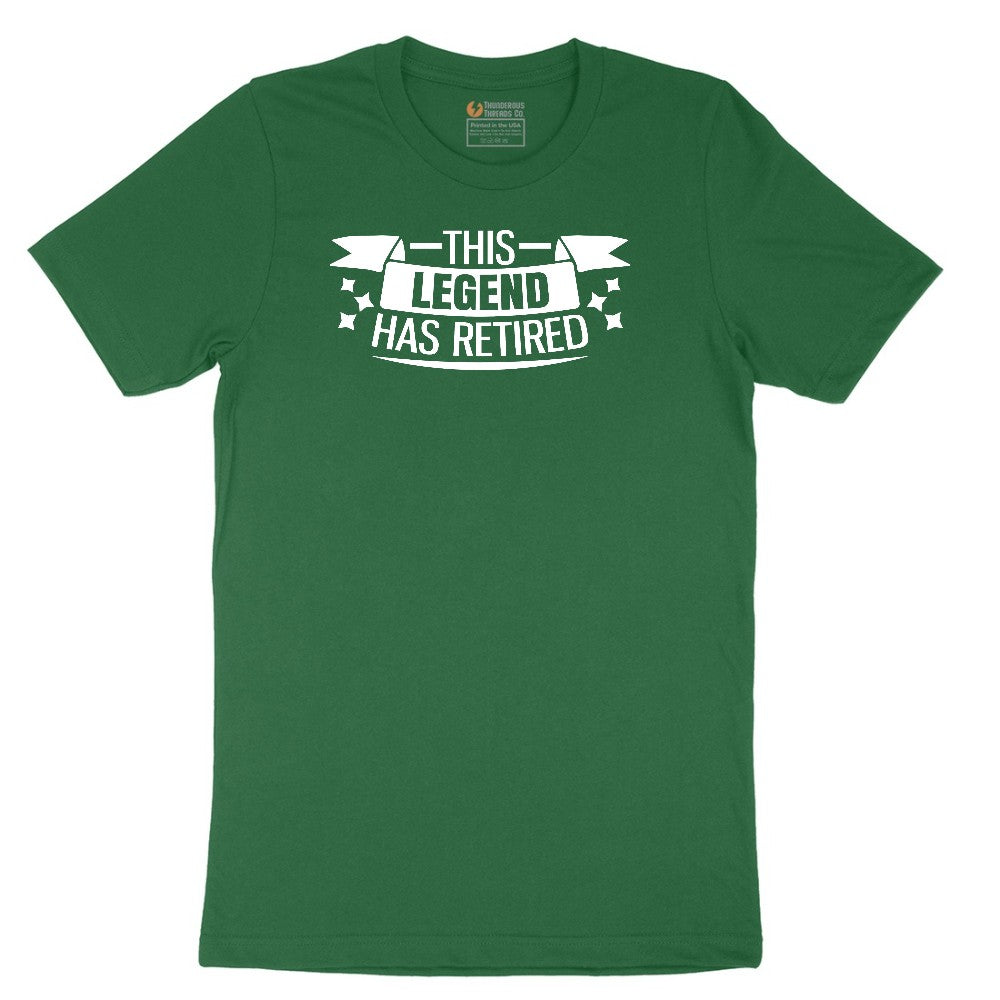 This Legend Has Retired Short Sleeve Tee - Athletic Kelly