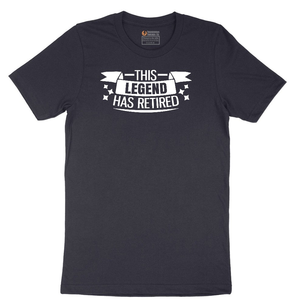This Legend Has Retired Short Sleeve Tee - Deep Navy