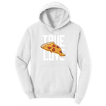 True Love Pizza Ladies Hoodie - White