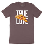 True Love Pizza Ladies Short Sleeve Tee - Sangria Blackout