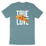 True Love Pizza Ladies Short Sleeve Tee - Surf Blackout