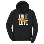 True Love Pizza Hoodie - Jet Black