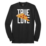 True Love Pizza Long Sleeve Tee - Jet Black