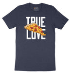 True Love Pizza Short Sleeve Tee - Heather Navy