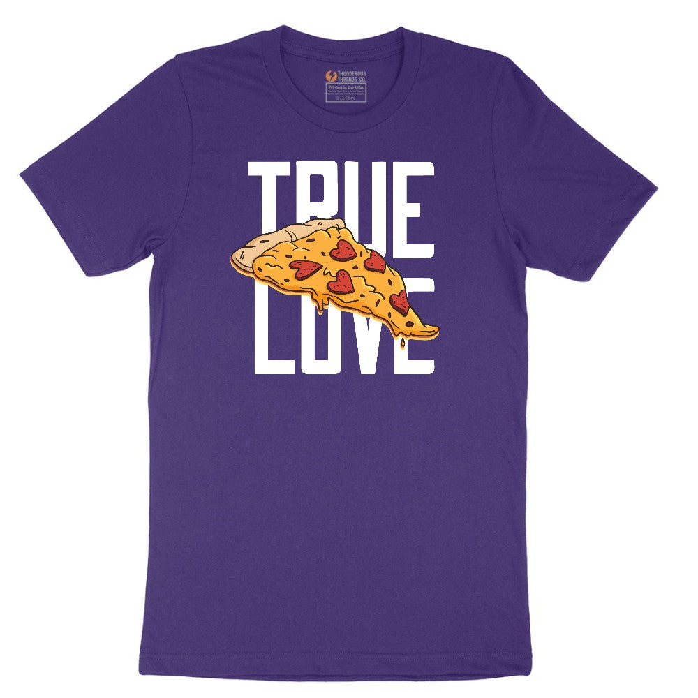 True Love Pizza Short Sleeve Tee - Team Purple