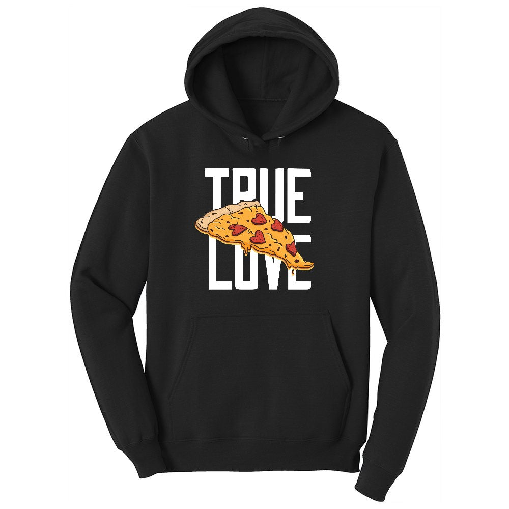 True Love Pizza Toddler Hoodie - Jet Black