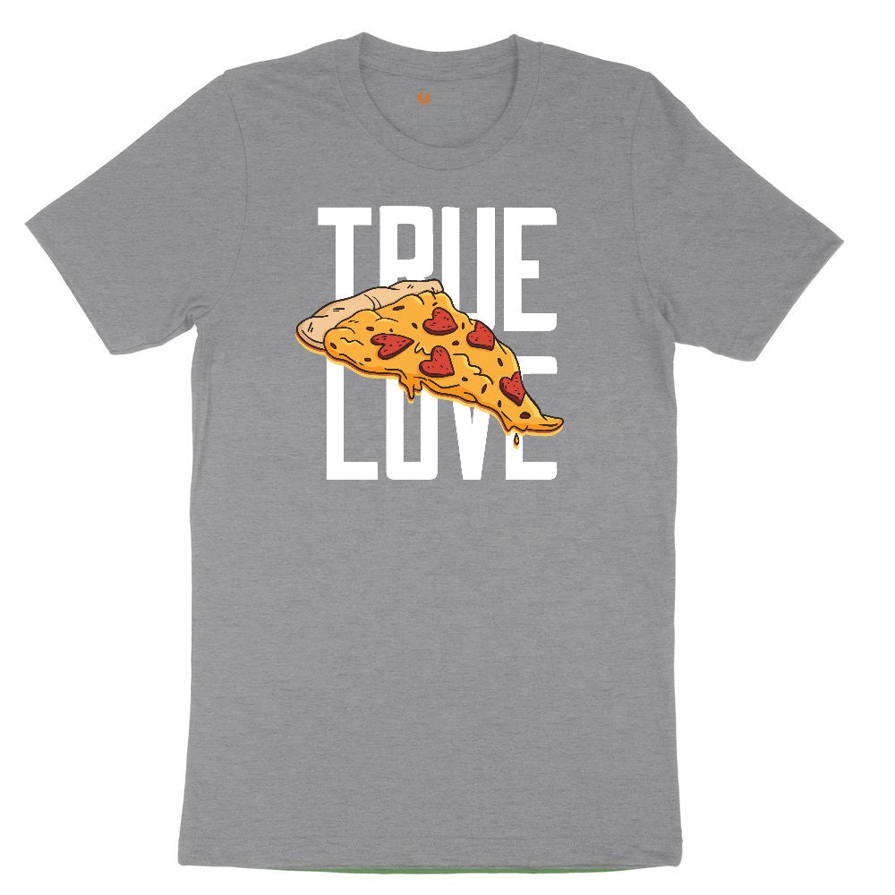 True Love Pizza Toddler Short Sleeve Tee - Athletic Heather